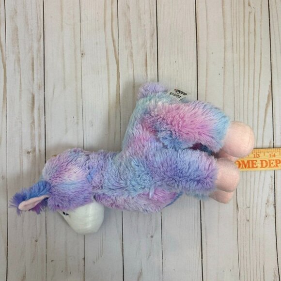 Ganz Sugar Swirl Color Dye Pink Purple Llama Stuffed Plush Animal Toy - Picture 11 of 11
